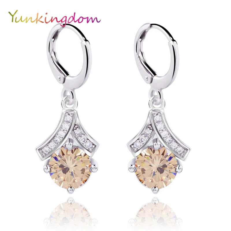 Yunkingdom классические модные милые маленькие Висячие серьги для женщин и девушек