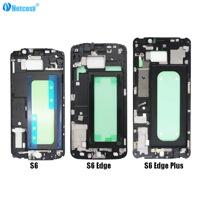 

Netcosy LCD Screen Front A Frame Bezel Housing Cover for Samsung Galaxy S6 G920 S6 Edge G925 S6 Edge Plus G928 Plate Frame Board