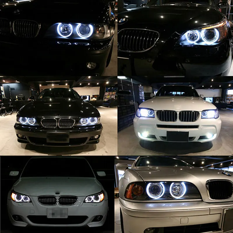 QAZWSXED LESANGBAIHUODIAN 2X Errore Senza errori 10W GUIDATO Angel Eyes Marker Lights Bulbi Bianco//Blu//Rosso Fit BMW E39 E53 E60 E61 E63 E64 E65 E66 E87 52 5i 530i 545i. Emitting Color : 10w Blue