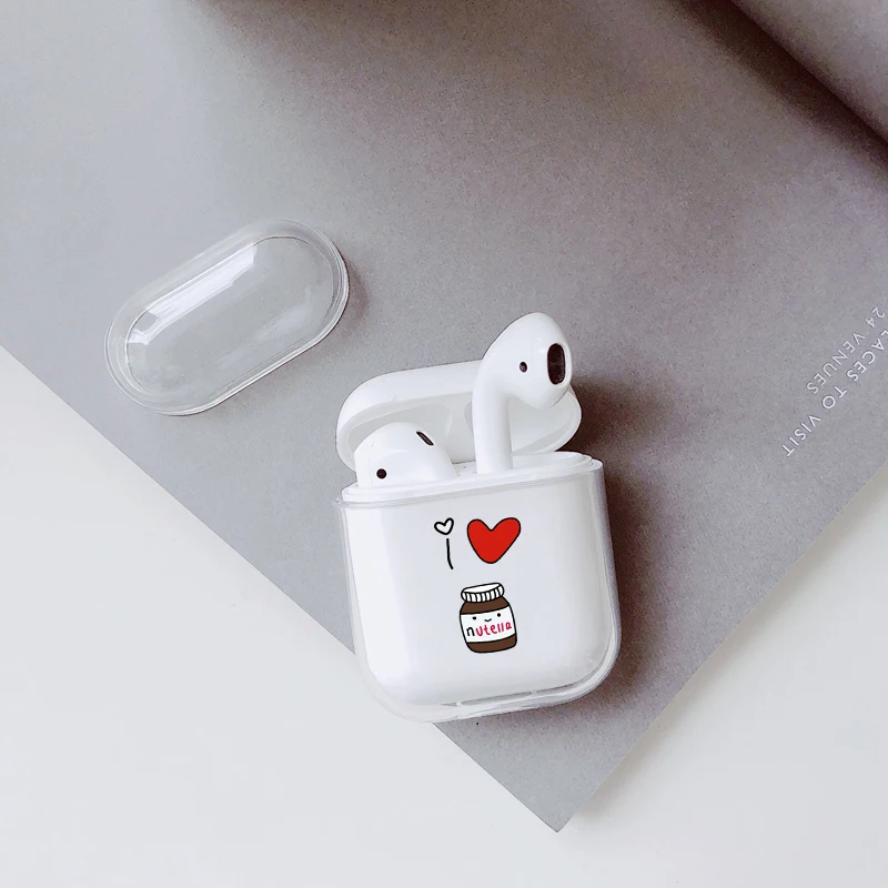 

Medicine Covers For Airpods Case Transparent Wireless Earphone Charging Case for Apple AirPods 1 2 Hard PC Protective Cover