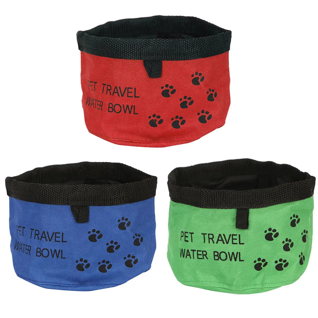 1PC Portable Folding Oxford Dog Bowl Travel Bowl For Dog Feeder