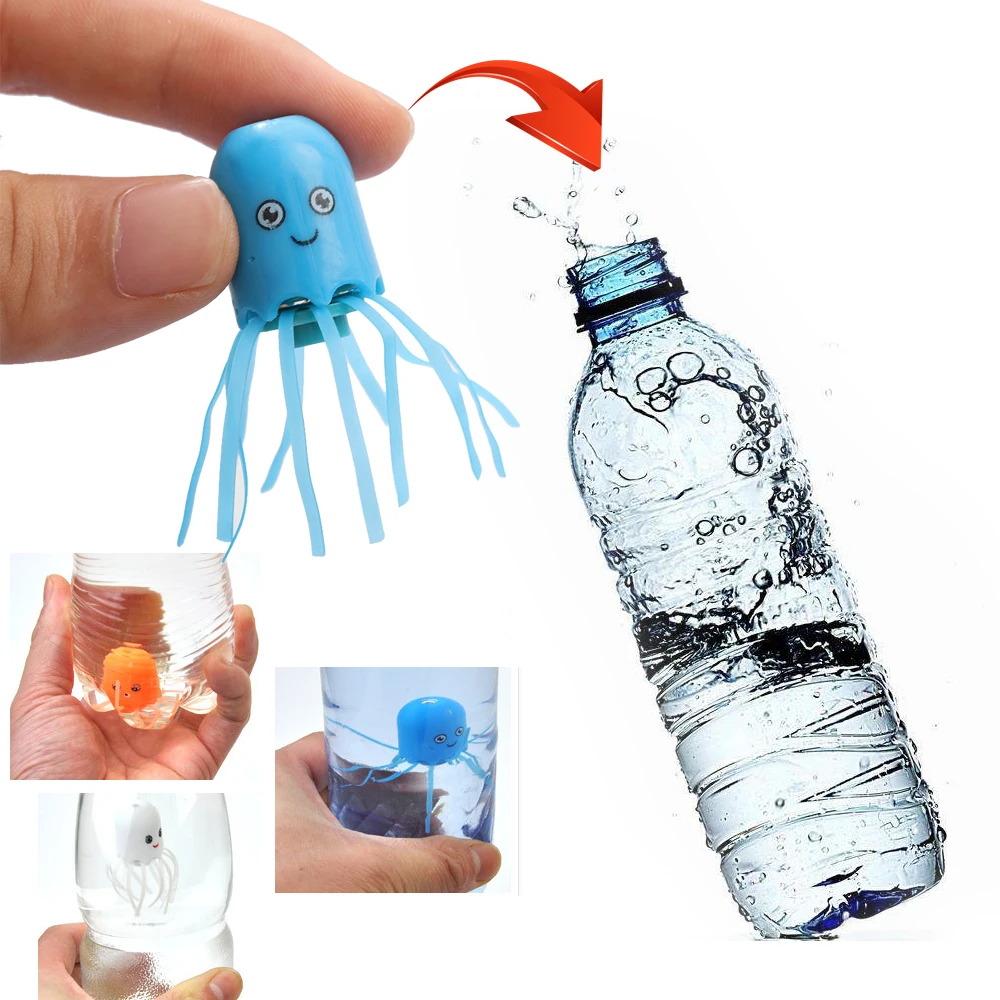 

Baby Children Kids Aquatic Model Fish Tank Decoration Funny Science Education Cartesian Diver Magic Plush Jellyfish Toys