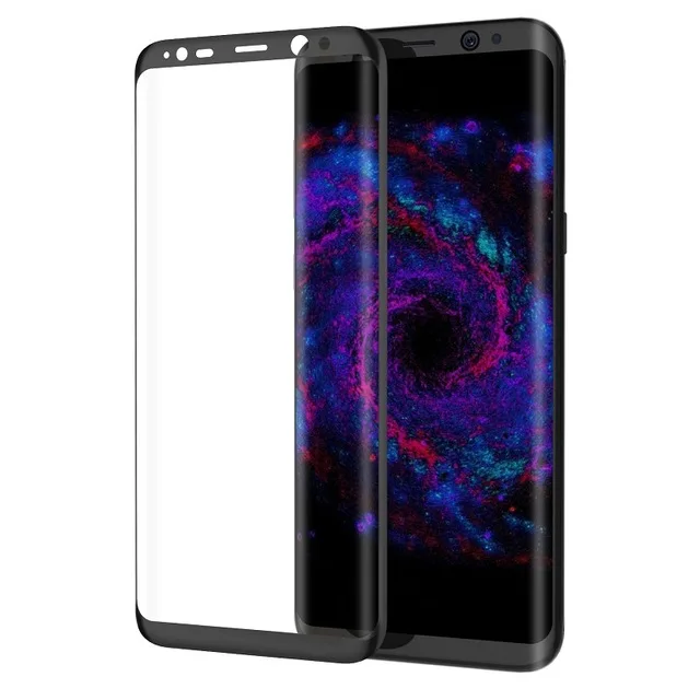 3D изогнутое полное покрытие из закаленного стекла для samsung Galaxy Note 8 Note8 S8 Plus S7 S6 Edge S9 Plus Защитная цветная пленка для экрана