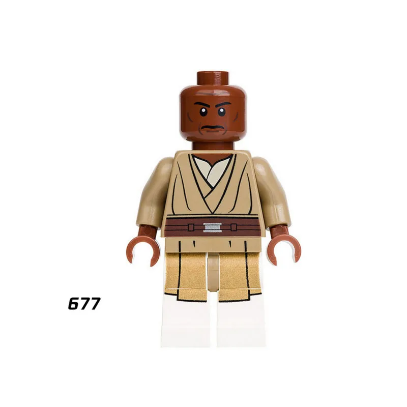 

Single Sale Super Heroes Star Wars 677 Mace Windu Master Mini Building Blocks Figure Bricks Toys gifts Compatible Legoed Ninjaed