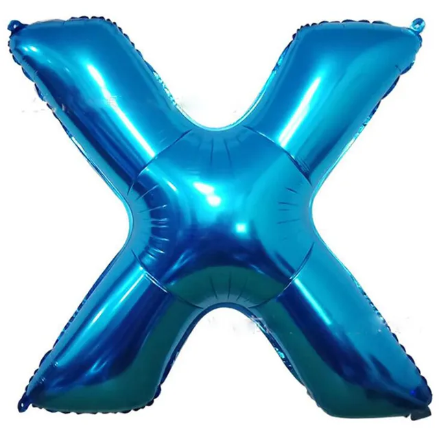 Blue Letter Balloons