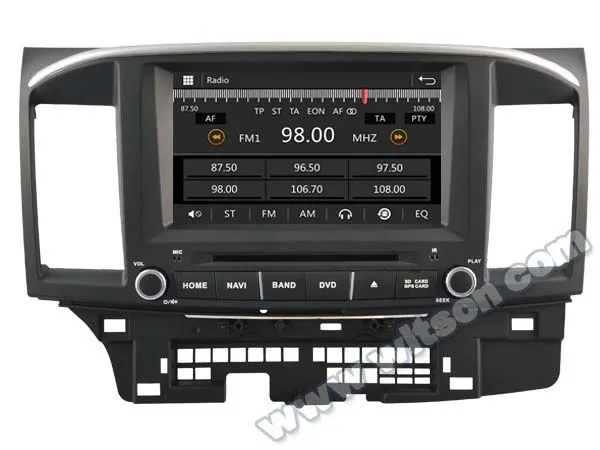 Excellent WITSON CAR DVD GPS For MITSUBISHI LANCER with Capctive Screen+1080P+DSP+WiFi+3G+DVR+Good Price car audio dvd gps 4