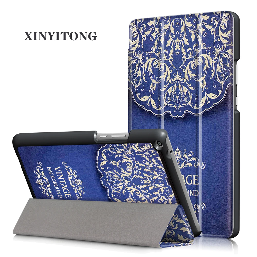 

Slim Case for Huawei MediaPad T3 8.0 ,PU Leather Folding Stand Cover for Huawei MediaPad T3 8.0 Inch KOB-W09/KOB-L09 Tablet Case