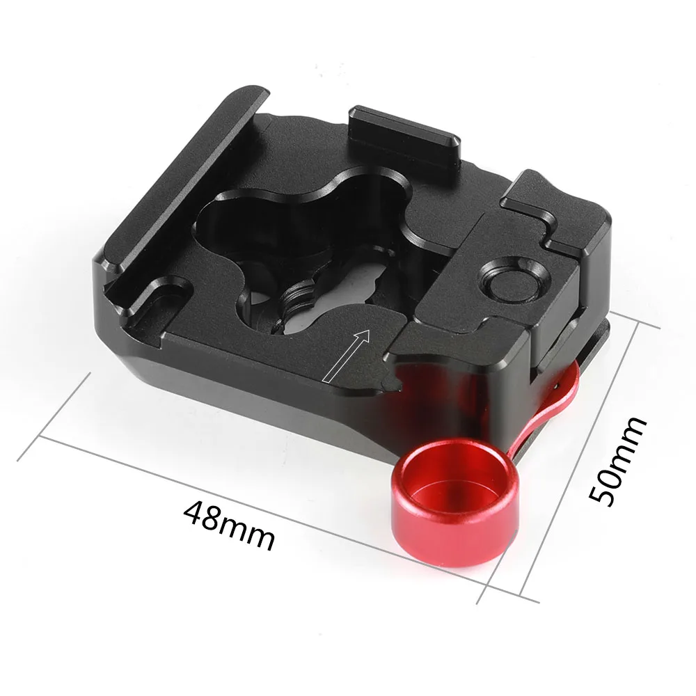 SmallRig Quick Release Montage Clamp für Tilta Nucleus-Nano Hand Rad Controller Clamp Platte Mit Gewinde Löcher-2323