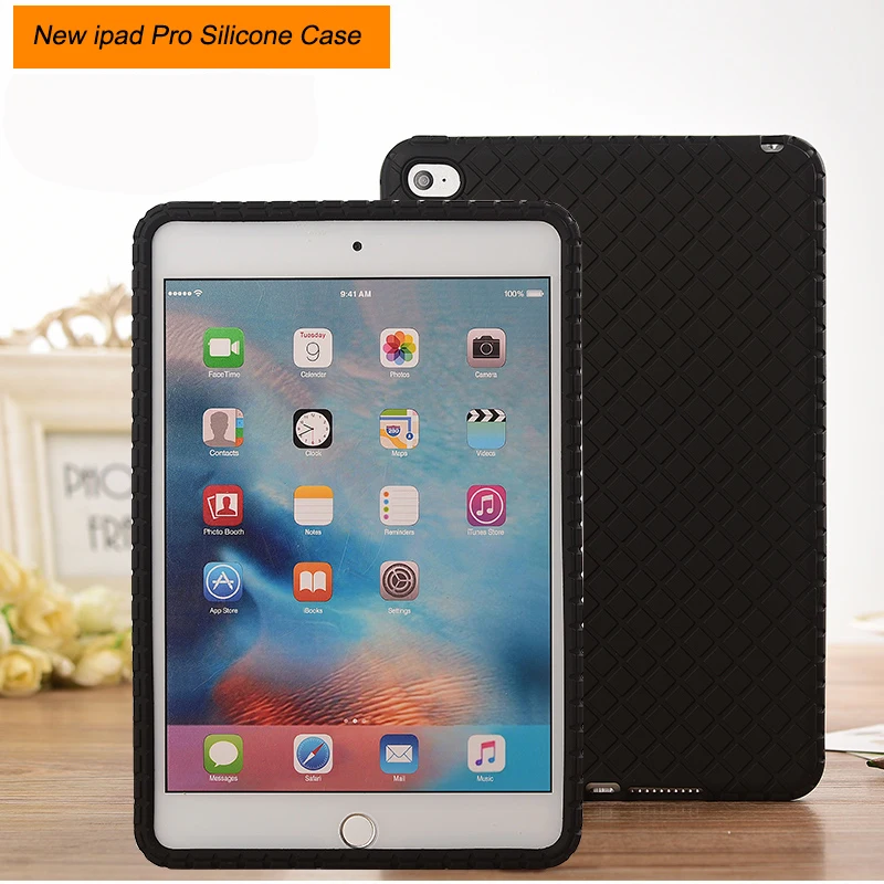 

MingShore Rugged Silicone Tablet Case For New iPad Pro 9.7in Kids ShockProof Protective Cover Case For 2017 iPad Pro 9.7 Tablet