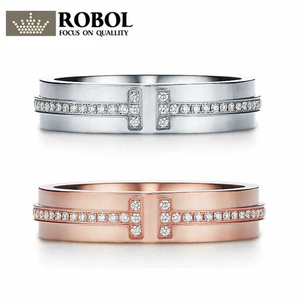 

ROBOLTIFFT 925 Sterling Silver Wedding Party Ring Charm With Cubic Zirconia Fit Women Bowknot Shape Birthday Party Charm Rings