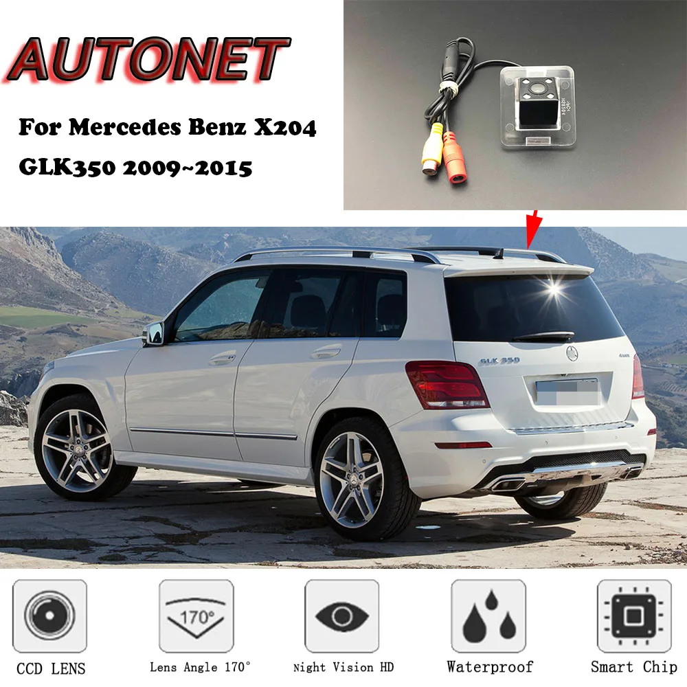 Камера заднего вида AUTONET для Mercedes Benz X204 GLK350 2009 2010 2011 2012 2013 2014 камера ночного