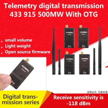 

3DR Radio Telemetry Kit Data transmission Module 500MW with OTG 433MHZ/915MHZ Support MWC/APM/PX4/Pixhawk Flight Controller