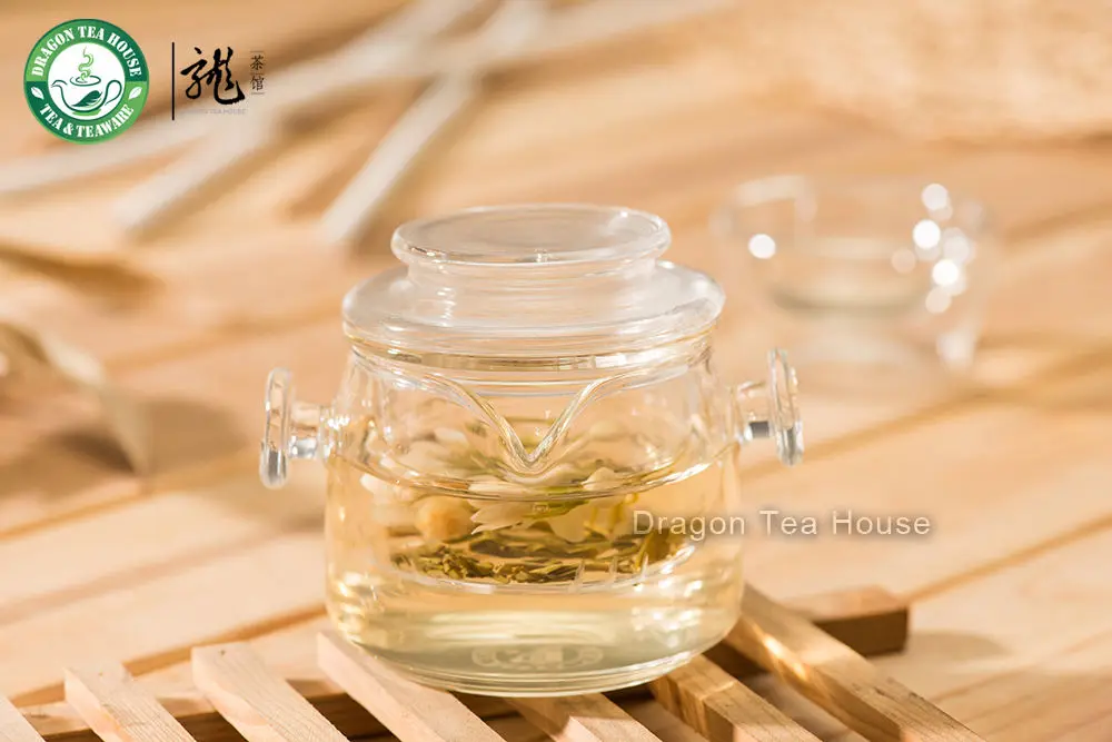 FH-799G Lead-free Borosilicate Clear Glass Mini Gongfu Teapot With Infuser 160ml 