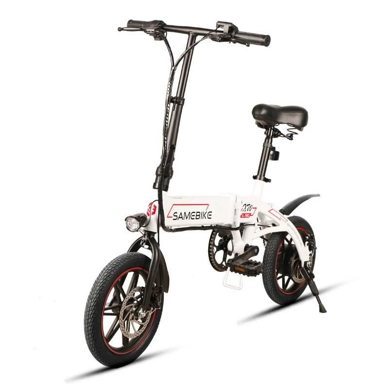 Excellent SAMEBIKE  Foldable Smart Electric Bicycle Disc Brake LCD Screen36V 250W Brushless Gear Motor  AluminumAlloy Electric Bike 2