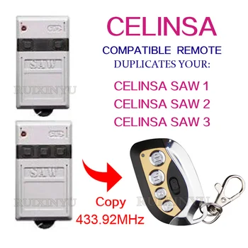 

CELINSA SAW 1 / CELINSA SAW 2 / CELINSA SAW 3 Garage Door remotes high quality copy 433.92mhz remote control for garage door