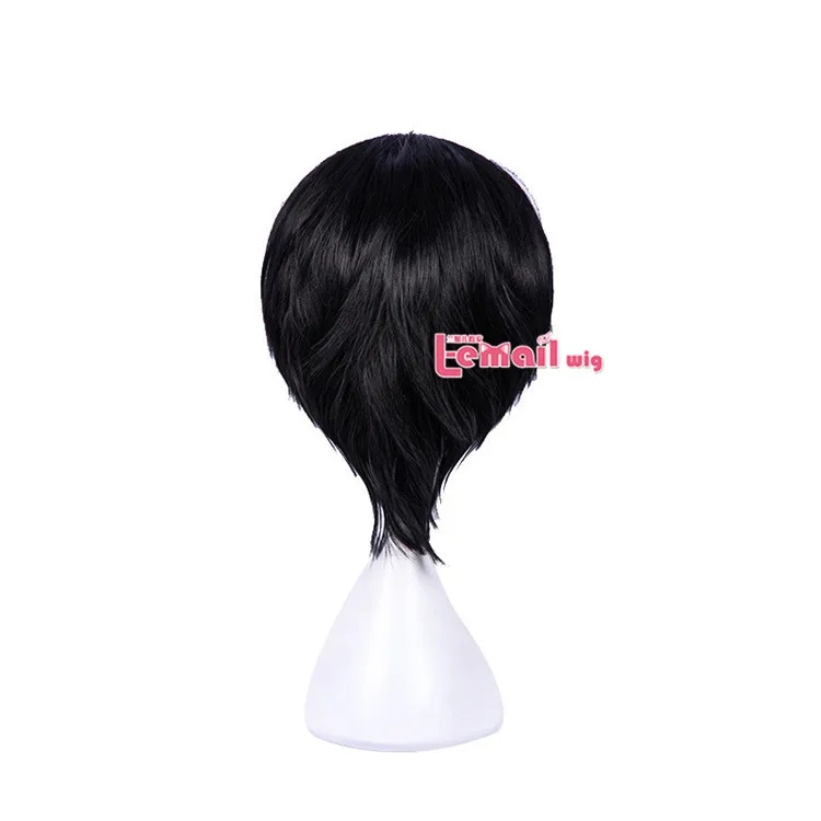 ROLECOS-DARLING-in-the-FRANXX-Cosplay-Synthetic-Hair-Hiro-Cosplay-Headwear-23cm-Short-Black-Synthetic-Hair