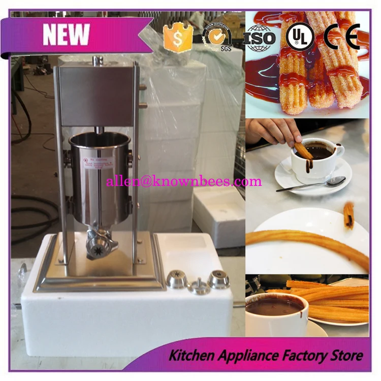 

3L manual Fried Bread Stick Machine Deep-fried Dough Sticks Churros Machine by express shipping