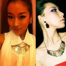 Новинка г. в богемном стиле золотыми кистями короткое ожерелье восстановление древних способов 12 шт./лот