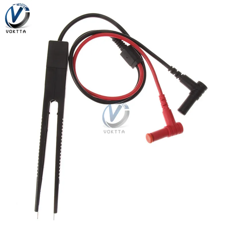 Multimeter Probe 10mm Car Digital Multimeter SMD Inductor Test Clip Meter Probe Tweezers for Resistor Multimeter Capacitor