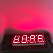 10 шт. 7-сегментный Дисплей afficheur 4 цифры LED часы 7-сегментный Дисплей 0.39 дюймов катод общий 4 цифровые часы segmentos 0.39 красный