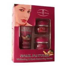 Aichun 3 шт Улитка веснушки три части глубокого очищения кожи отбеливающий увлажняющий антивозрастной Осветляющий цвет лица веснушки