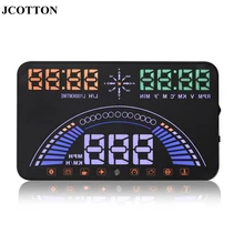 Jcotton S7 большой Экран 5.8 “HUD Дисплей БД + GPS навигатор проектор On лобовое стекло Спидометр HUD автосигнализации System