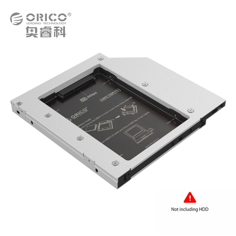 ORICO Aluminum SATA 3.0 2.5 inch Hard Drive HDD SSD Caddy