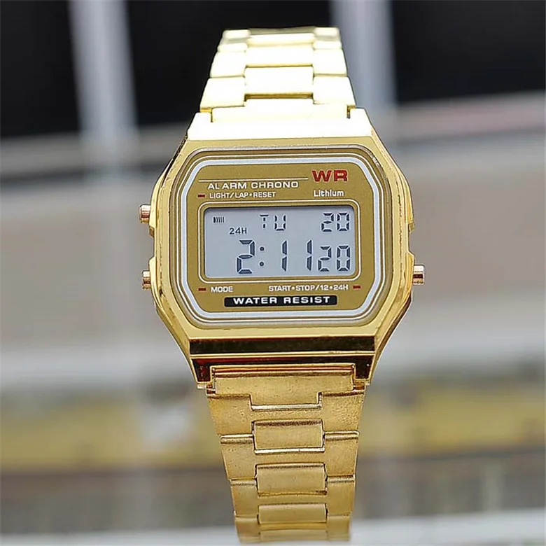 American old Led fashioned lava Steel gold silver Couple font b Watch b font digital font American old Led fashioned lava Steel gold silver Couple font b Watch b font digital font