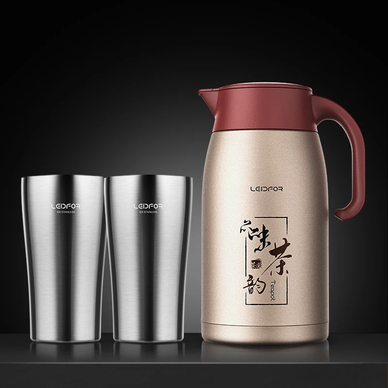 Coffee Thermo Mug Bottle Insulated Beer Milk Thermocup Stainless Steel Thermoses Vacuum Flask