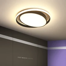 NEO parıltı beyaz/siyah renk Modern led tavan ışıkları oturma odası yatak odası için çalışma odası ev yuvarlak tavan lambası ücretsiz kargo