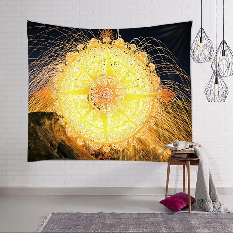 

Tapestry Mandala Wall Art Hippie Wall Hanging Bohemian Tapestries Bedspread For Living Room Dorm Home Decor New