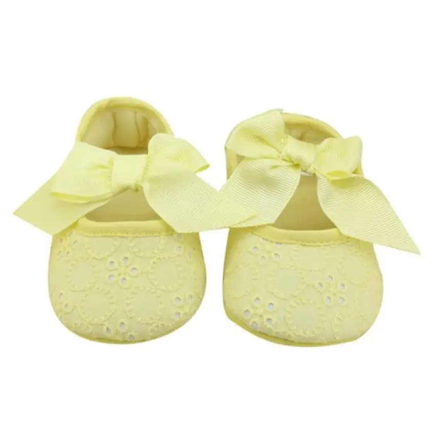 

ARLONEET Baby Shoes Girl Boy Soft Cololrful Cotton Ribbon Bowknot Flower Prewalker Infant Girls Soft baby Shoes