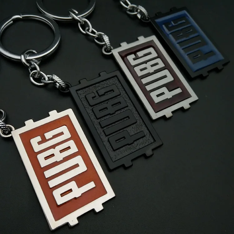 

2018 Hot New Game Playerunknown's Battlegrounds Cosplay Costumes Pans Weapon Model Beads PUBG Key Chain Pendant Keychain