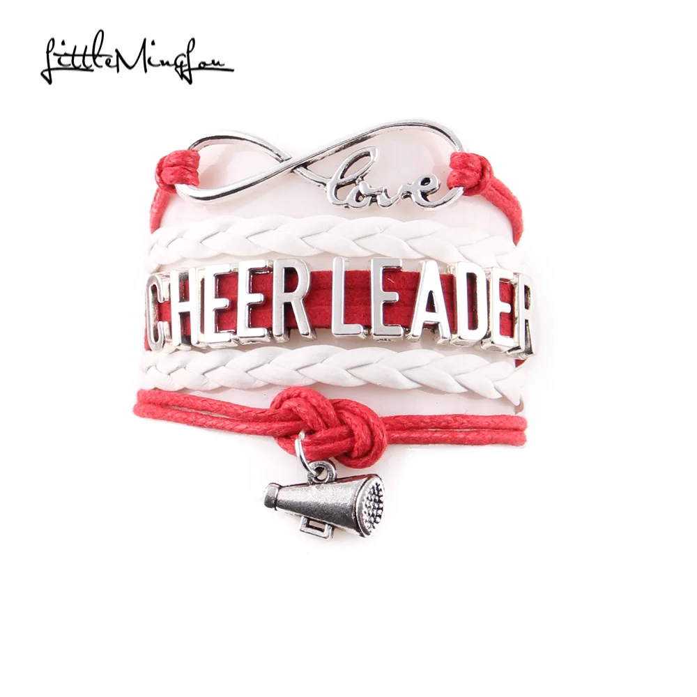 Leather Cheer Leader Bracelet Leather Megaphone Charm Leather Jewelry Love Aliexpress