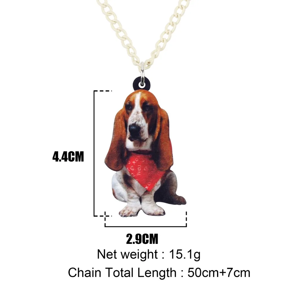 basset hound necklace