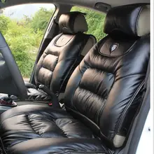 Кожаный защитный коврик для автомобильных сидений, Автомобильная подушка для передних сидений, подходит для большинства транспортных средств, чехол для всех сидений
