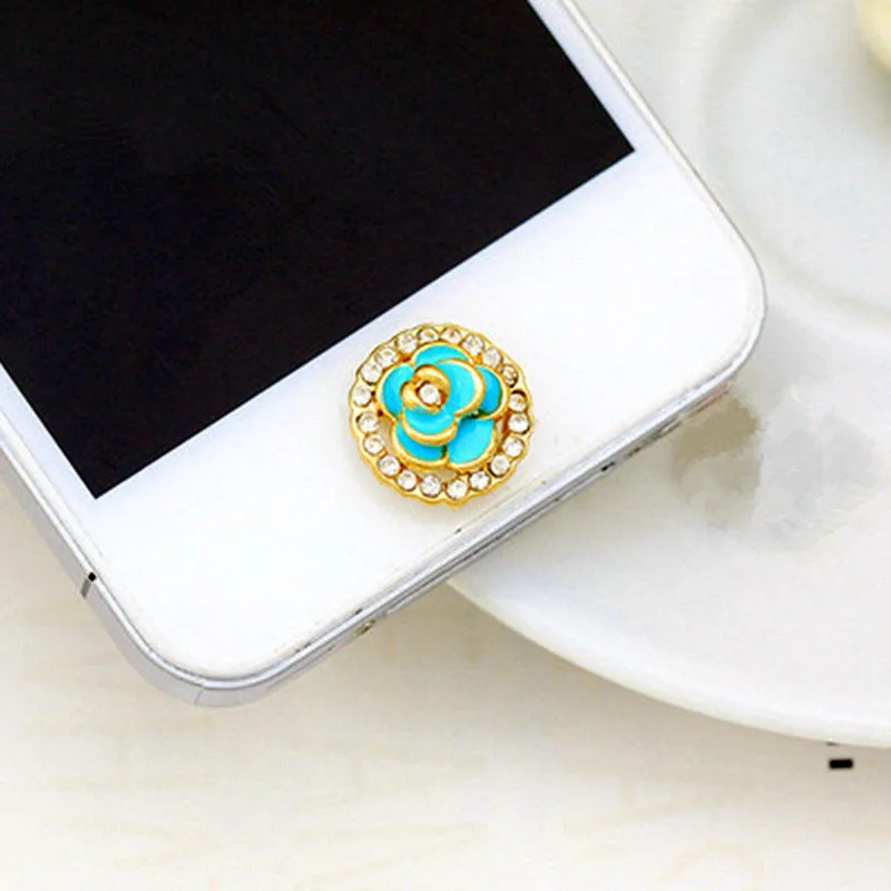 Udapakoo 3D кристаллическая Алмазная наклейка для iPhone 4 5 5S SE 6 6s plus, аксессуары для сотовых телефонов - Цвет: Бежевый
