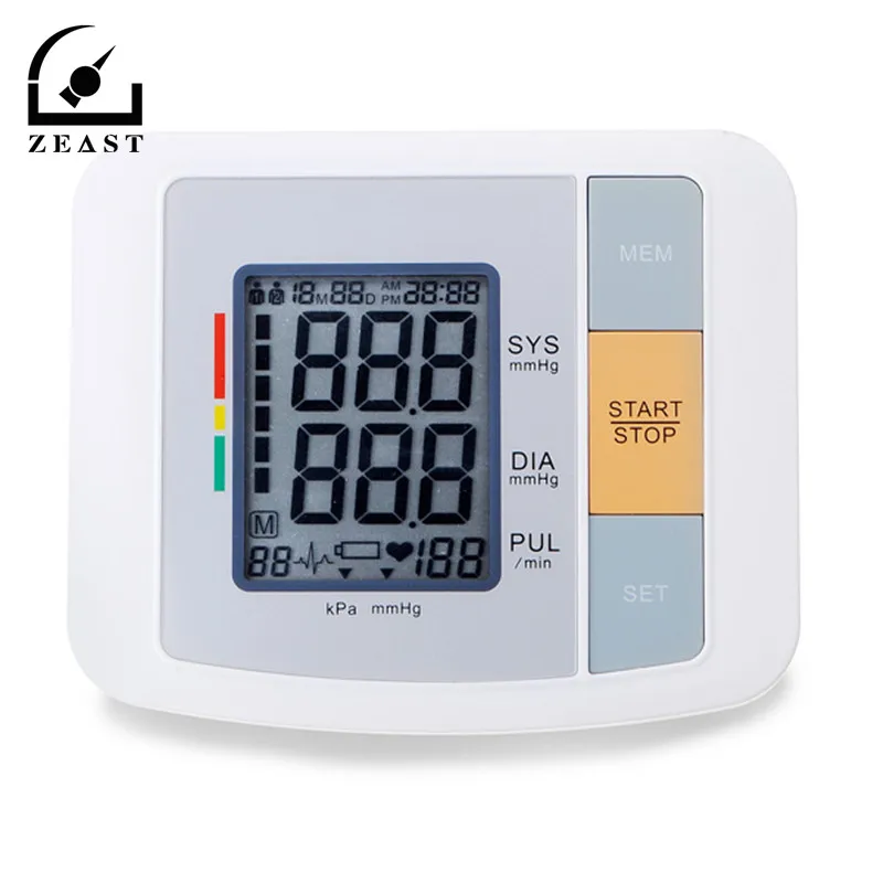 

Digital Upper Arm Blood Pressure Pulse Monitor Tonometer Meter Sphygmomanometer Portable Blood Pressure Monitors