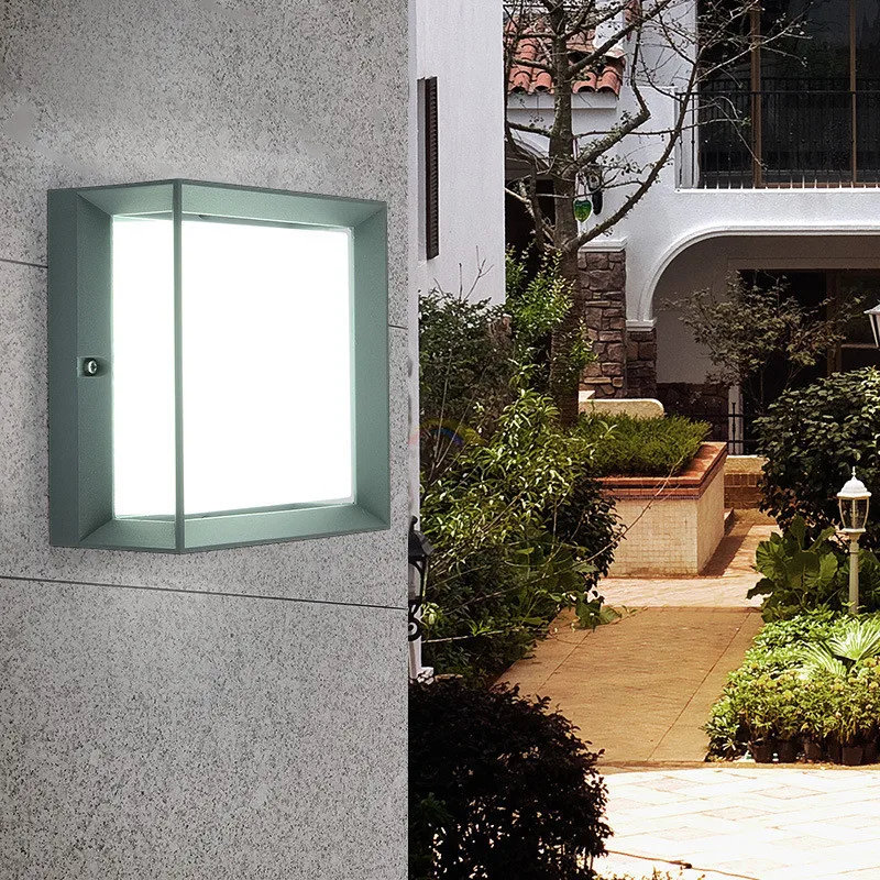 

2pcs Modern 20W LED Waterproof Garden Light Outdoor Wall Lamp IP65 wall Mounted Courtyard Fence Villa Lighting AC90-260V