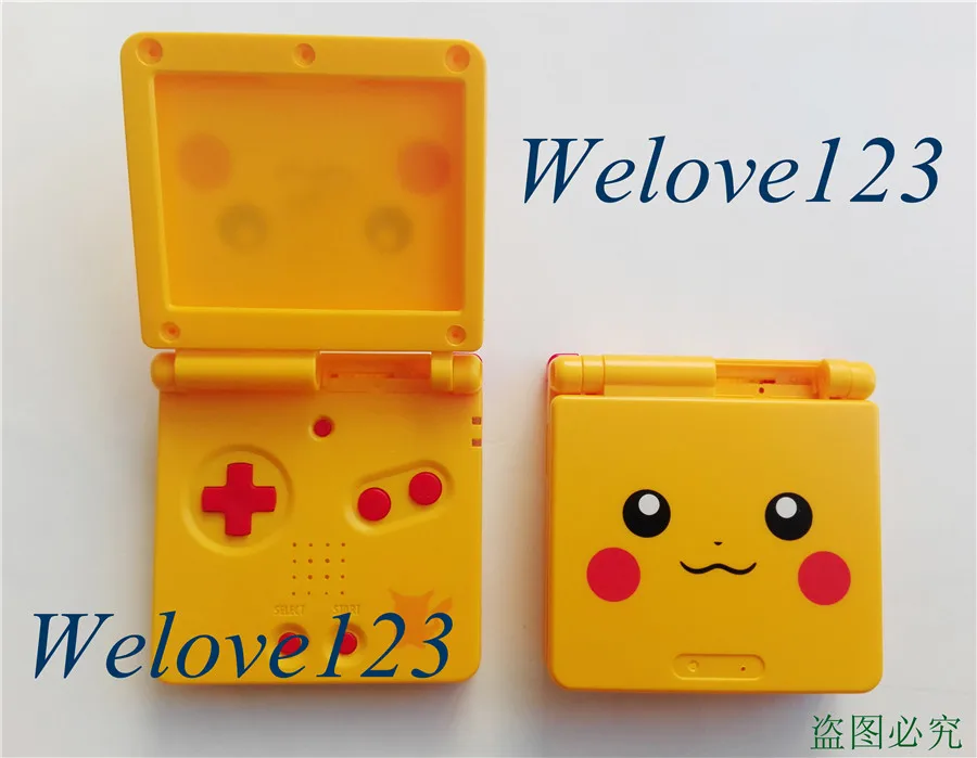 For Pokemon Edition shell with Logo for Nintendo GBA SP case cover replace game console housing | Электроника