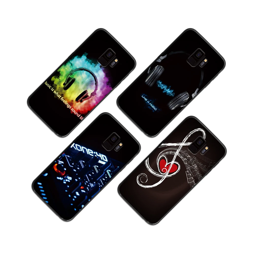 Мягкий чехол для телефона dj music Samsung Galaxy S6 S7 S8 S9 S10e Plus Note 8 9|Чехлы-накладки| |