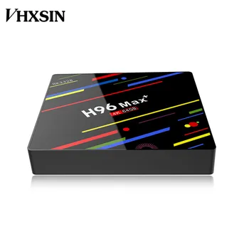 

VHXSIN 2 PCS/LOT H96 MAX plus TV Box RK3328 Android 9.0 4GB RAM64GB ROM Quad Core 2.4G 5G DDR3 Wi-Fi