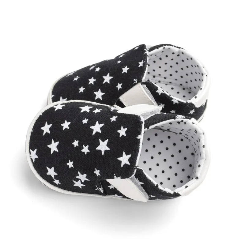 

Baby First Walkers Baby Shoes Cute Star Soft Bottom Non-slip Toddler Shoes for Baby Boys Girls