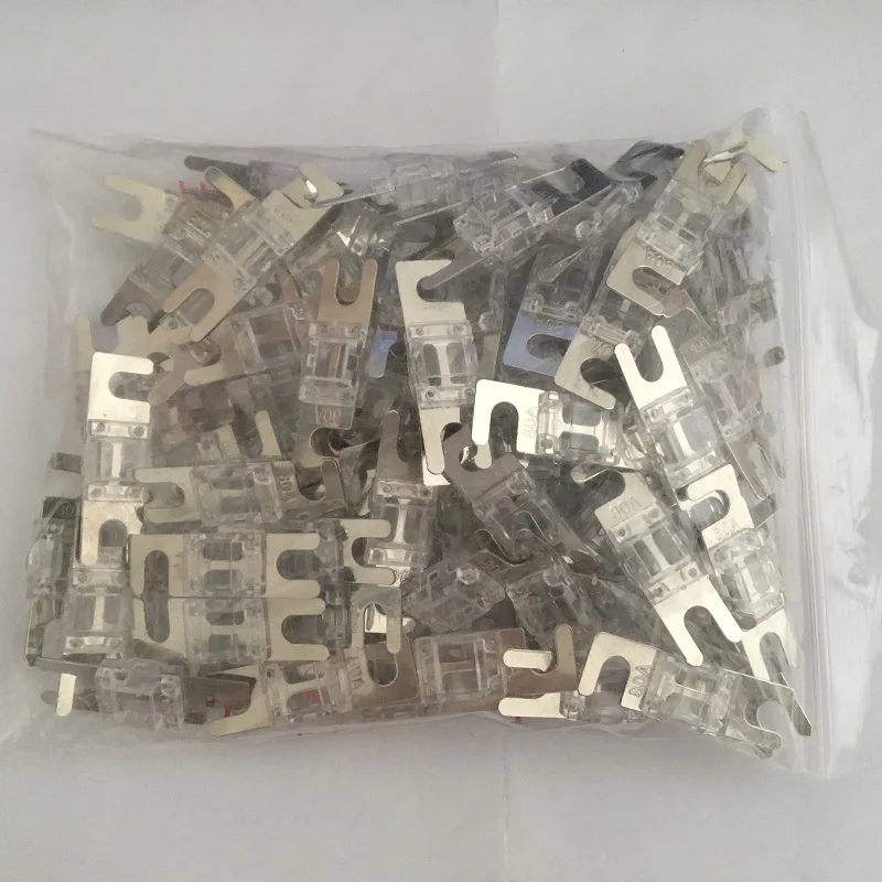 100PCS/bag Nickel Plated Car Audio Protection Fuses MINI ANL Fuse 80A | Обустройство дома