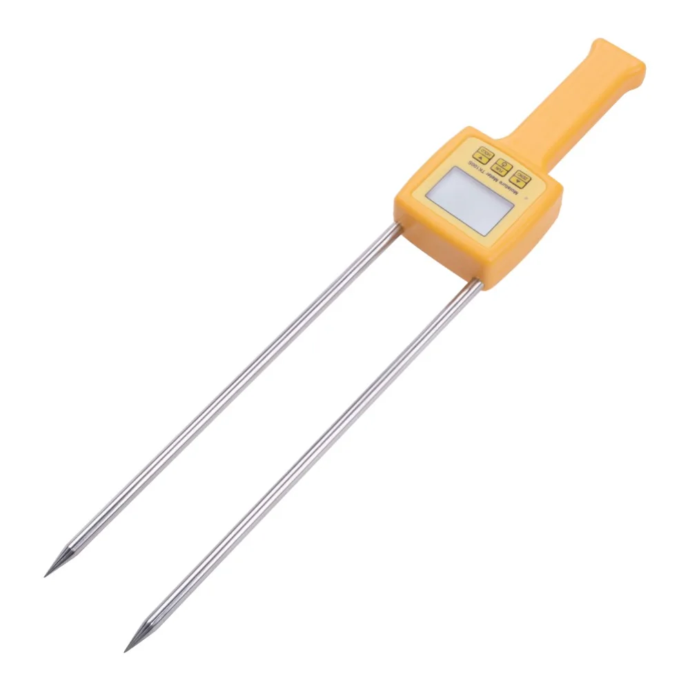 Günstige Digitale feuchtigkeit meter Tragbare Grain Feuchtigkeit Meter verwenden für Mais, Weizen, Reis, Bohnen, Weizen Mehl TK100S