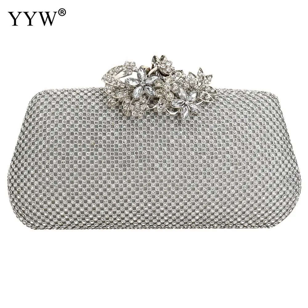 Women Evening Clutch Bag Diamond Rhinestone Clutch Purse Crystal Day Clutch Wallet Wedding Purse Party Banquet Black Gold Silver Women Evening Clutch Bag Diamond Rhinestone Clutch Purse Crystal Day Clutch Wallet Wedding Purse Party Banquet Black Gold Silver