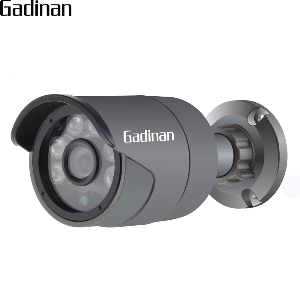 

GADINAN IP Camera H.265 1/1.8" SONY IMX178 5MP Sensor 2592*1944 25fps WDR Outdoor Bullet Waterproof CCTV ONVIF 48V POE Optional
