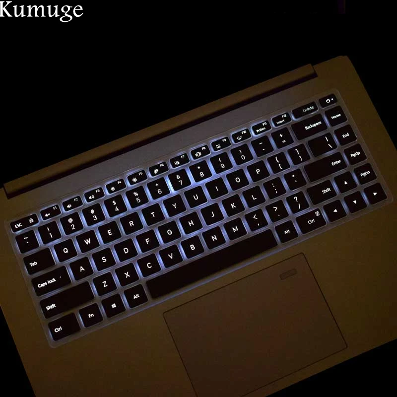 Цветной прозрачный силиконовый чехол для клавиатуры Xiaomi Mi Notebook Air Pro 15 6 дюйма