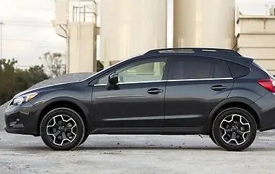 

Steel Bottom Window Frame Sill Trim 4pcs For Subaru XV Impreza Hatchback 12-15