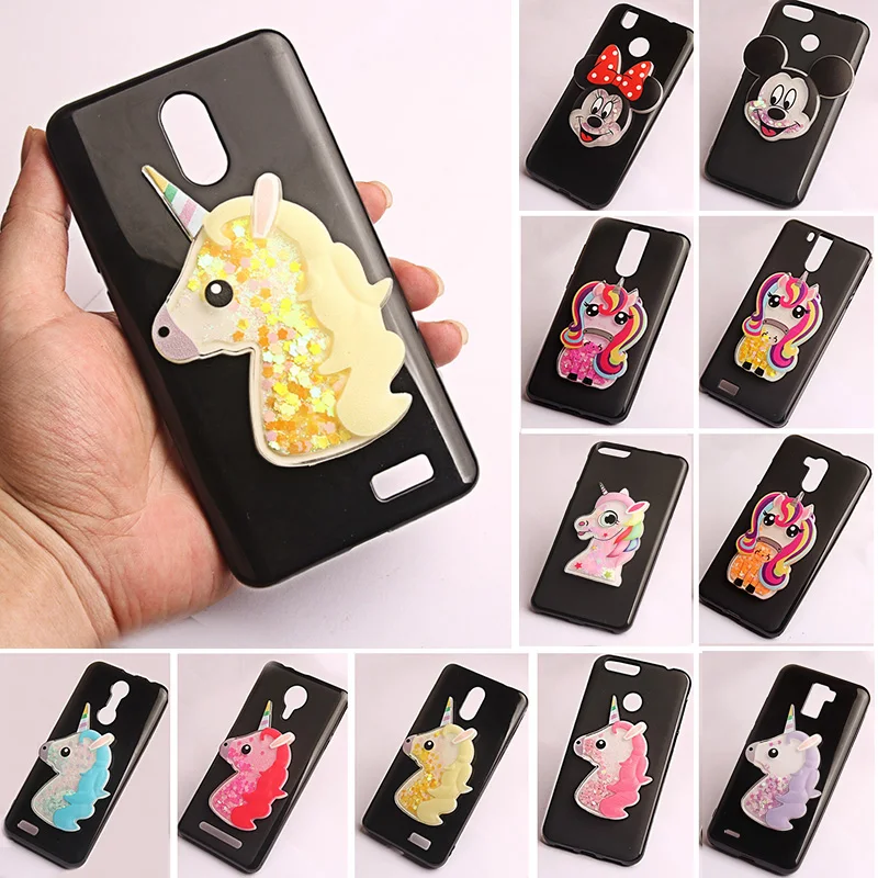 

Yelun 3D Unicorn Mickey Minnie Quicksand Liquid Soft Silicone Case For Ulefone Power 3 3S Mix2 MixS S8 S8 Pro S7 Metal gemini